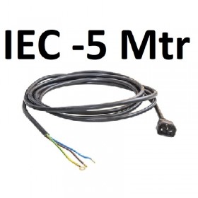 IEC male + Cable 5mtr